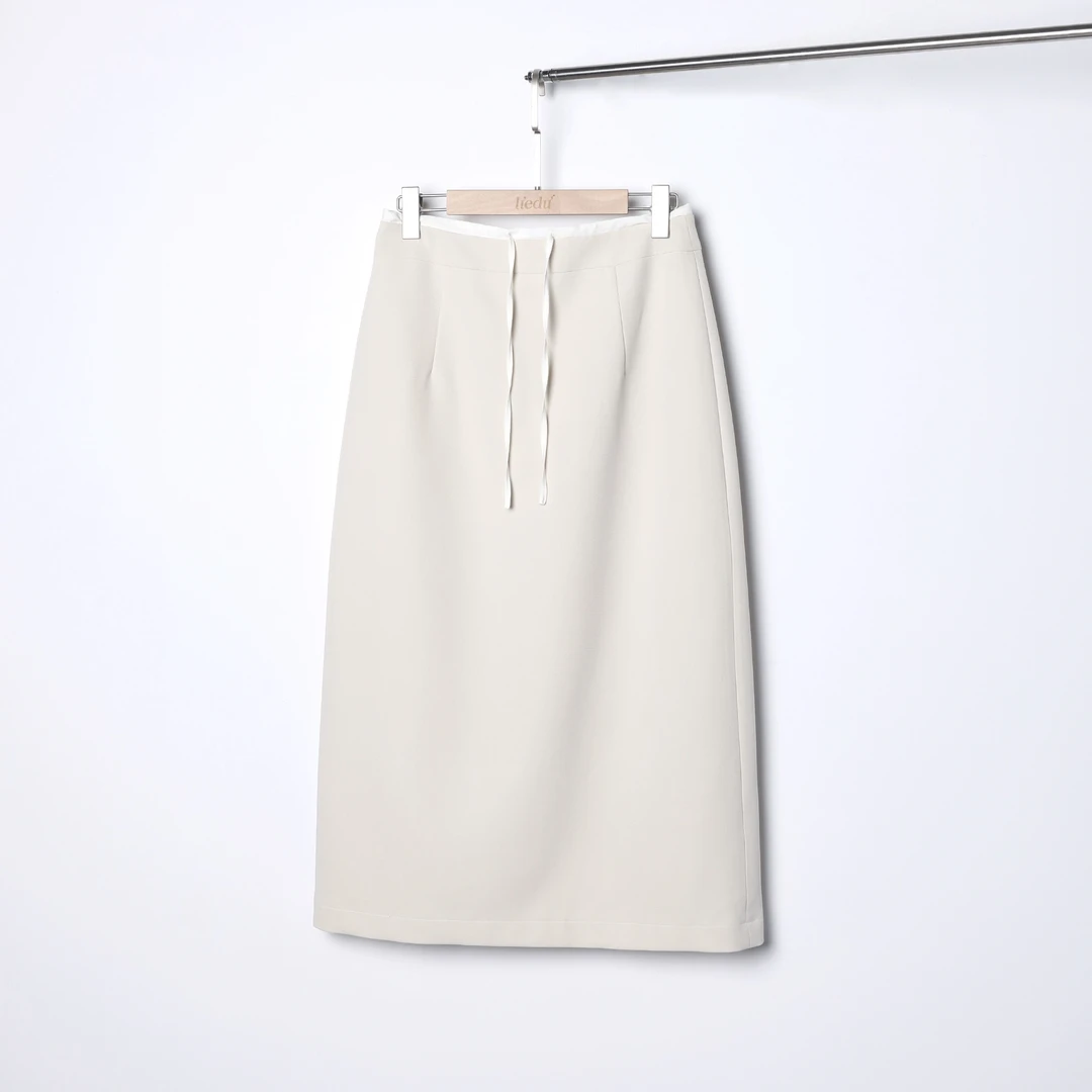 QC柚柚【老钱装】微胖大码女装韩系简约半身裙ZY307H55