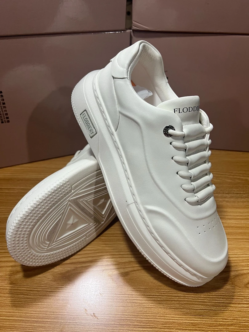 男士真皮鞋休闲板鞋老爹鞋网鞋时尚男款夏季脏脏鞋厚底低帮拼色