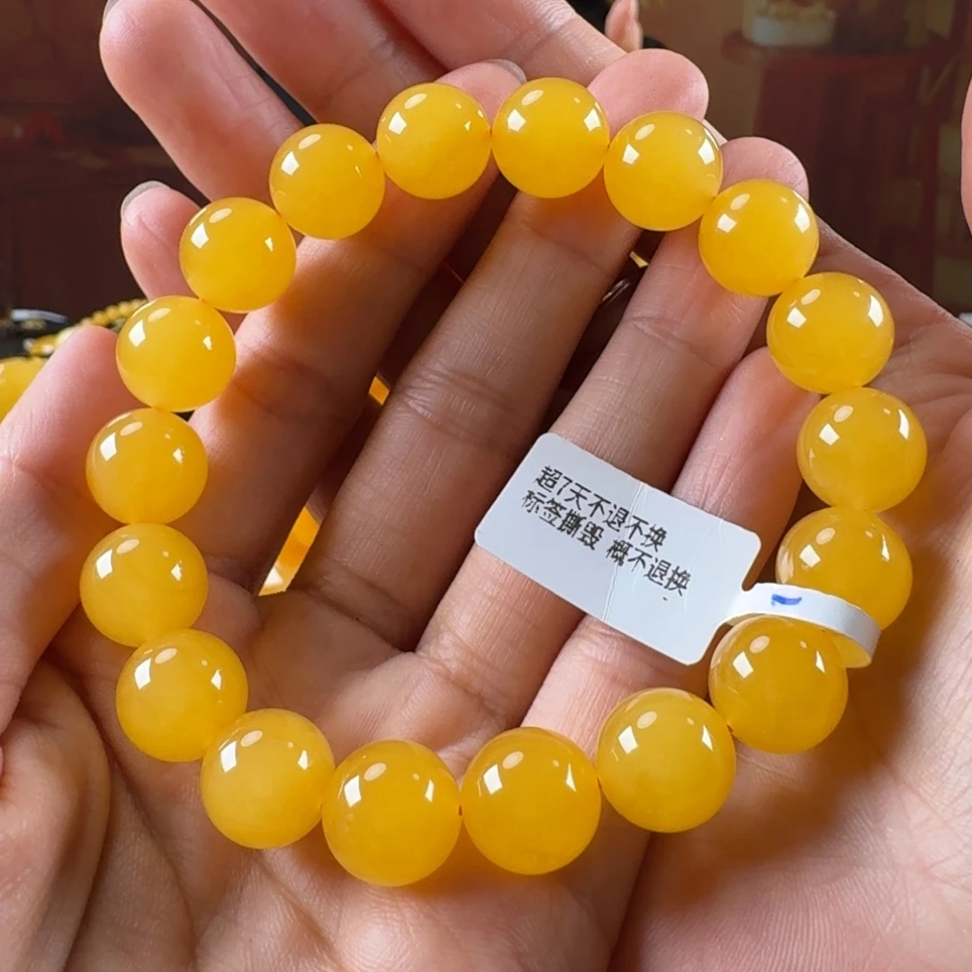蜜蜡毛衣链未镶嵌