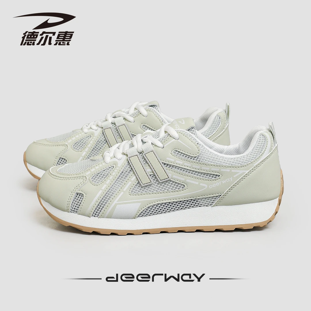 德尔惠出游美式小白鞋夏季夏天新款2025年时尚潮流运动鞋女款鞋子