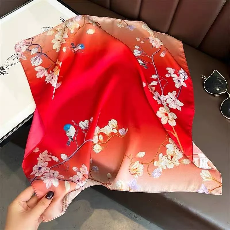 【小桃红】70/70方巾