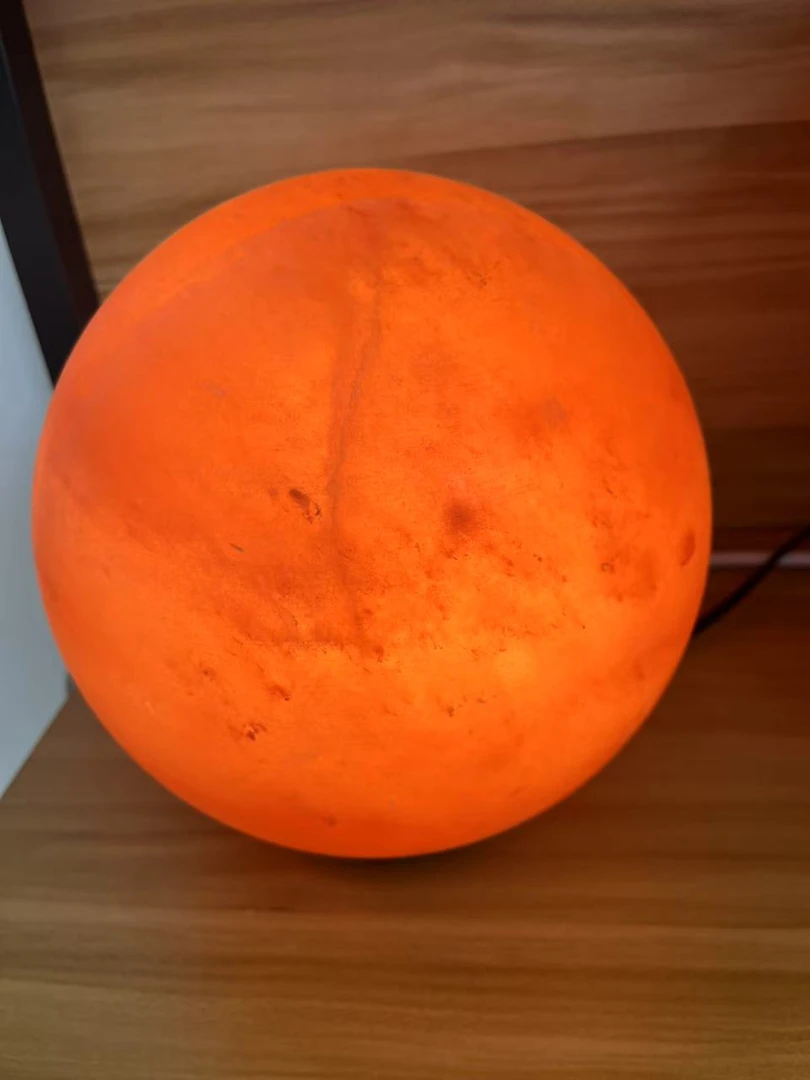 喜马拉雅创意房间盐灯发光（大号宇宙）造型款灯饰大气台灯新款卧室