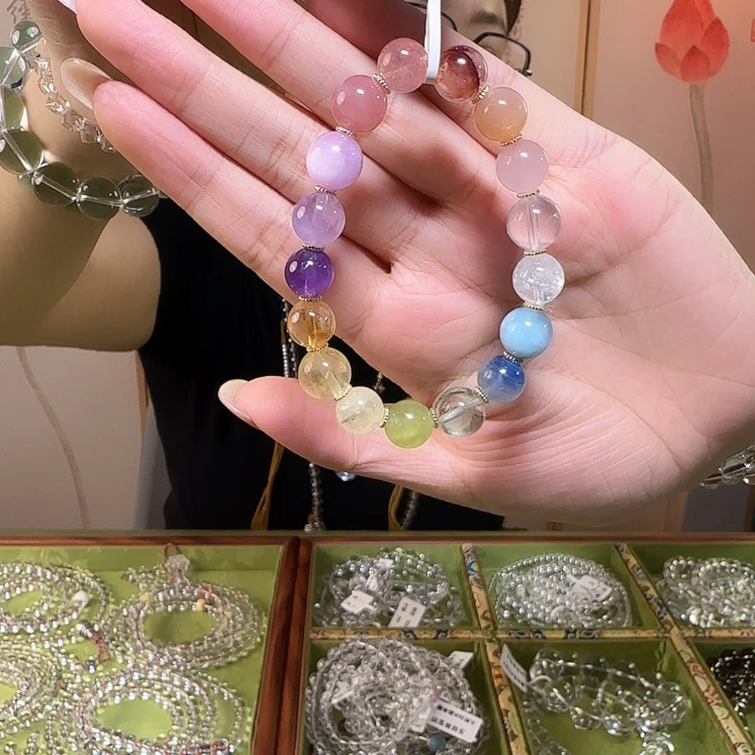 水晶手链未镶嵌10m多宝