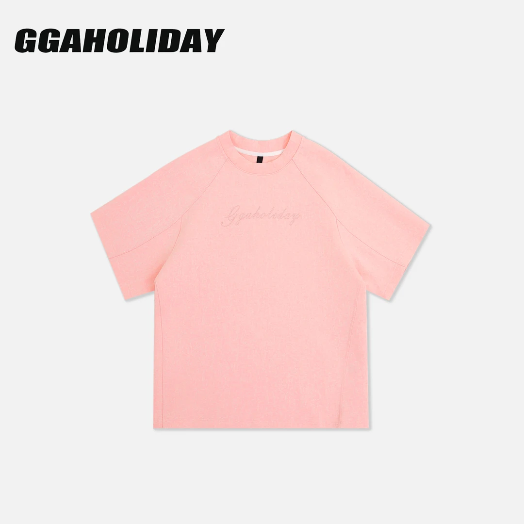 GGAHOLIDAY原创设计高级复古休闲宽松时尚简约百搭显瘦T恤 153161