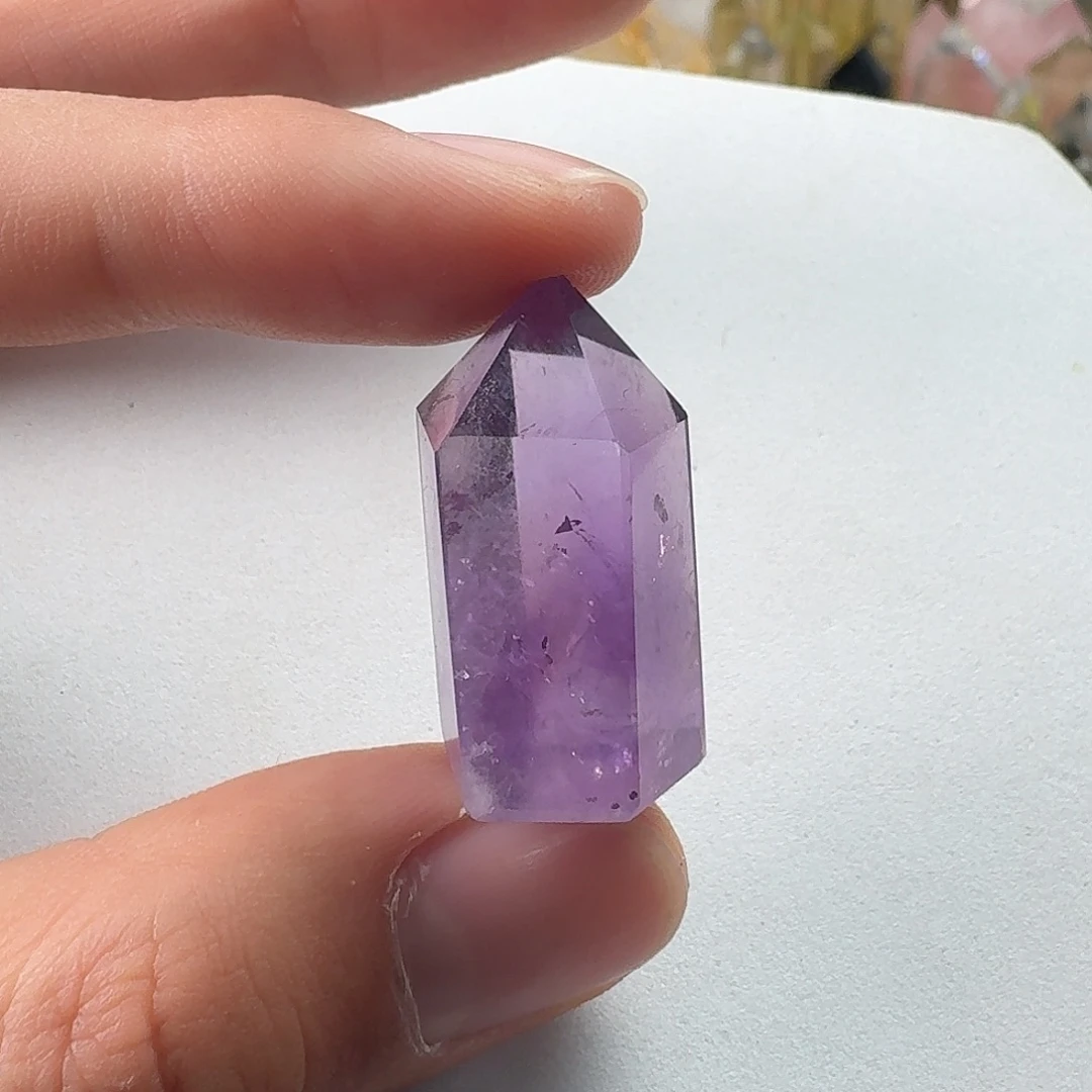 珠宝半成品水晶未镶嵌紫晶