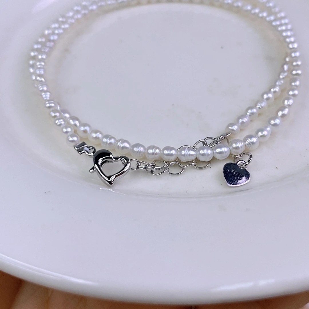 淡水珍珠手绳合金