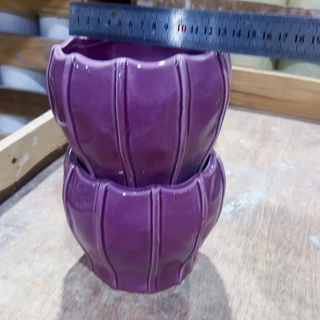 有孔外贸尾单陶瓷花盆凑单10米包邮