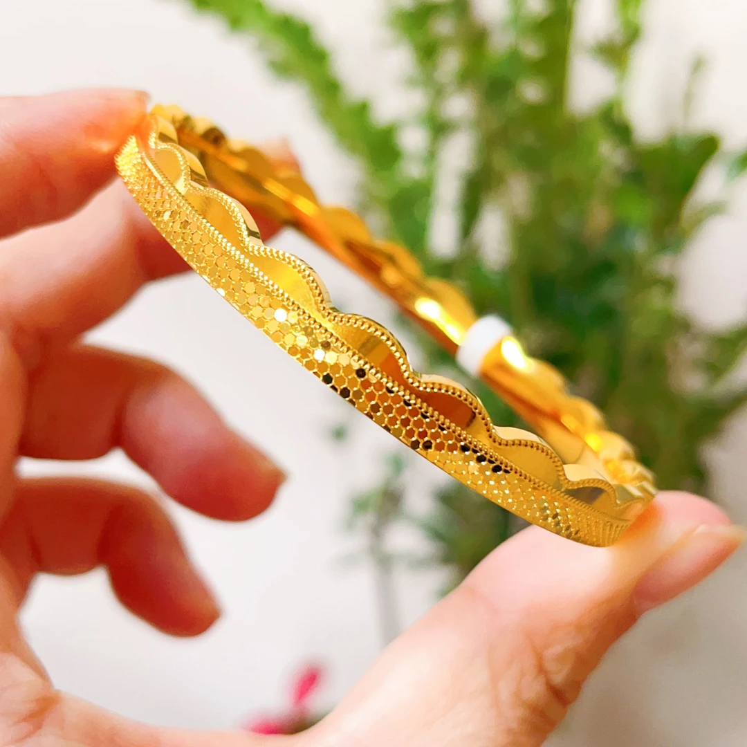 足银珐琅手镯 艾莎皇冠女款镯子