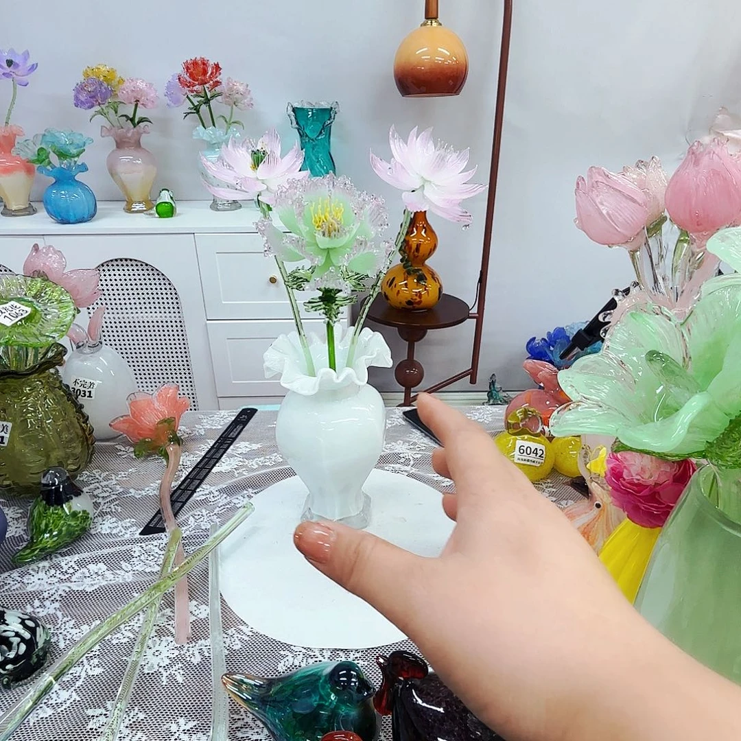 静***隐琉璃花瓶花器艺术品
