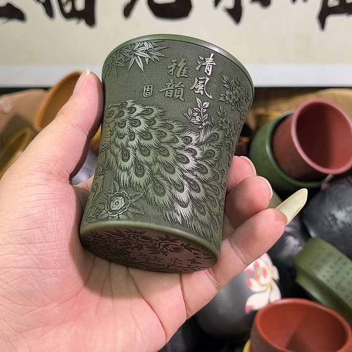 茶杯紫砂全手工紫砂主人杯
