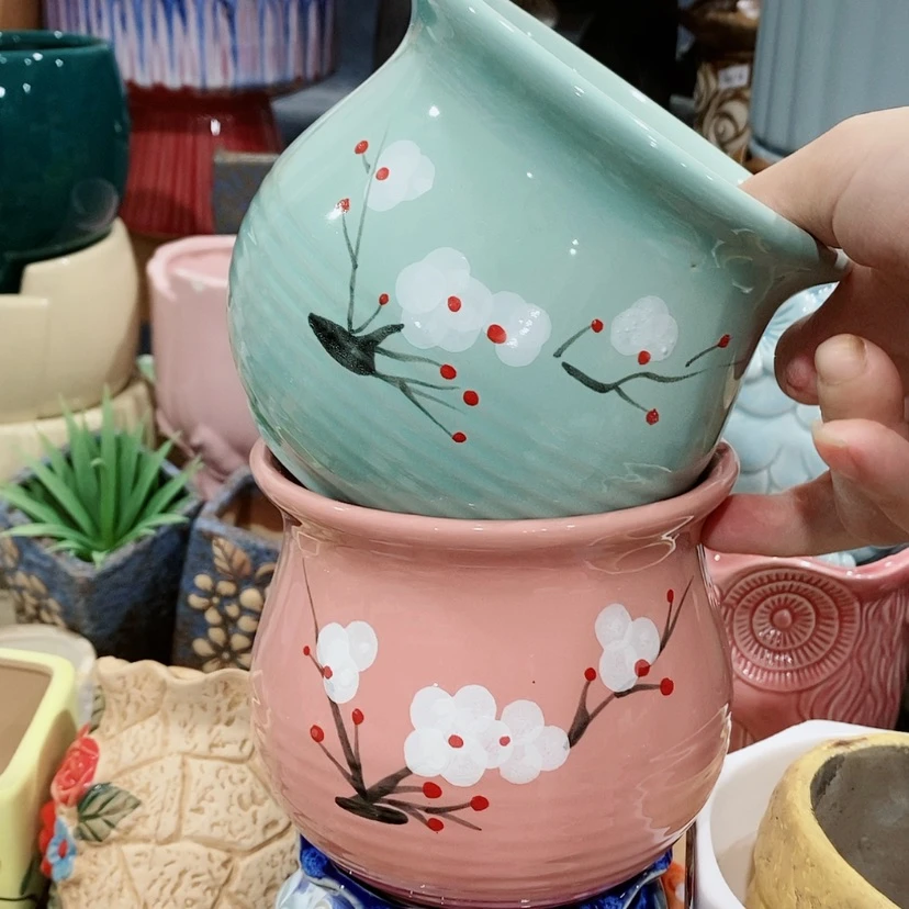 【闪购商品】陶瓷陶瓷花盆，多肉花盆