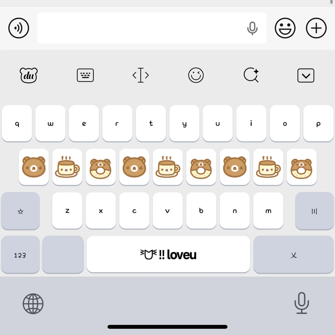 【轻松熊咖啡】ios苹果安卓百度输入法皮肤键盘白肚皮双系统