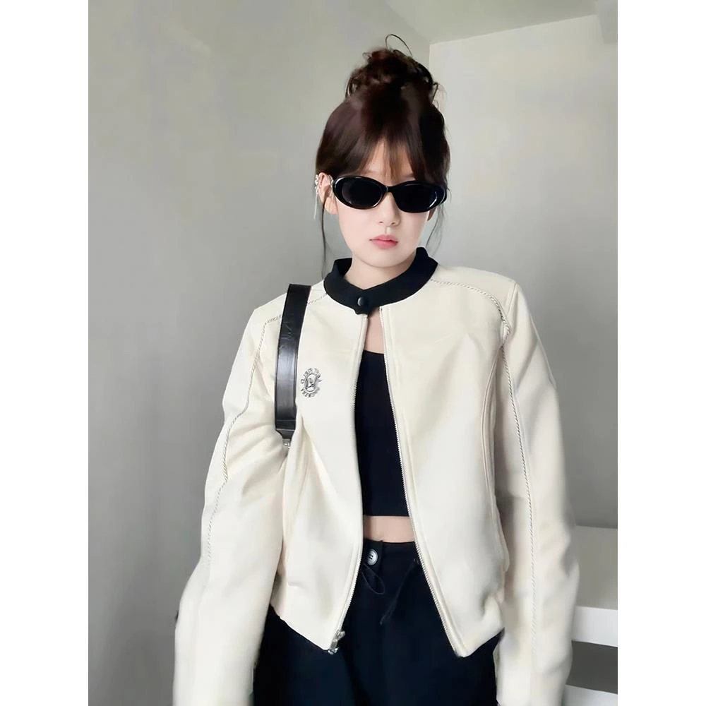 国女子棒球制服夹克2026新早秋高端小人物秋季超级漂亮的设计夹克