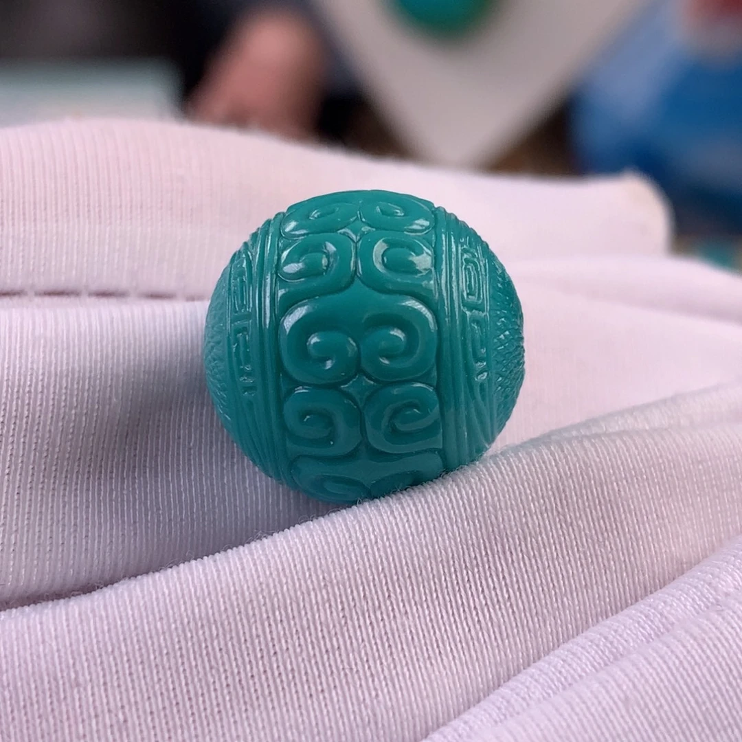 绿松石未镶嵌珠宝奇石16.5mm