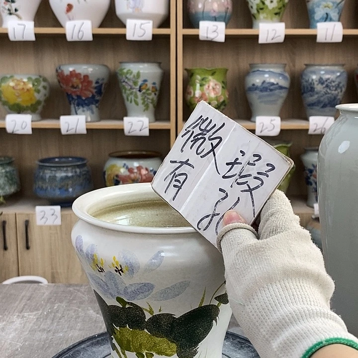 缸5xc景德镇陶瓷花盆