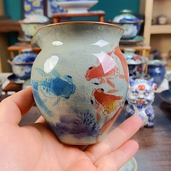 瓷片手工制作工艺精湛等