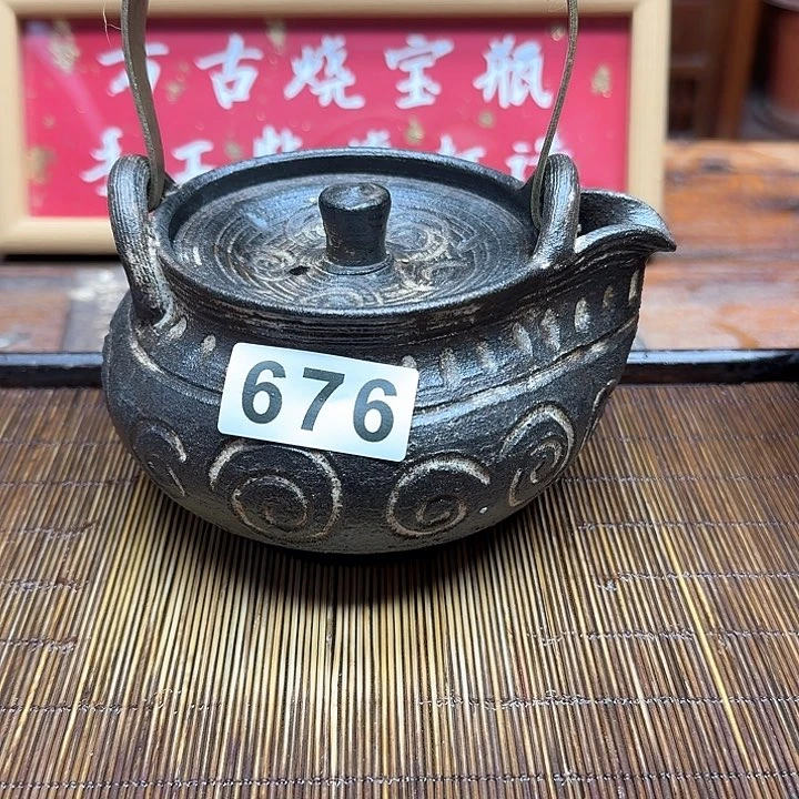 纯手工制作粗陶茶具
