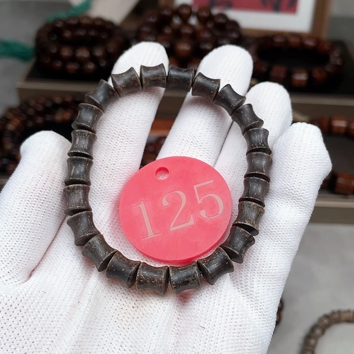 贡木其他墨绿粗抛竹节