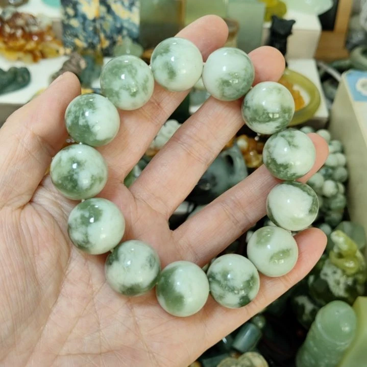 岫玉未镶嵌手串手串手串