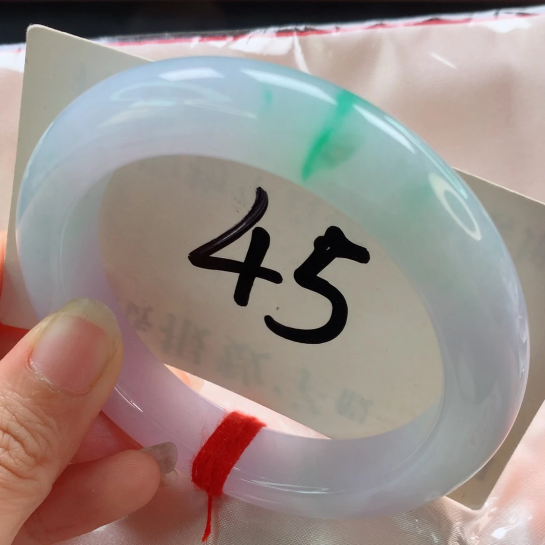 未镶嵌手镯翡翠高货微瑕捡漏