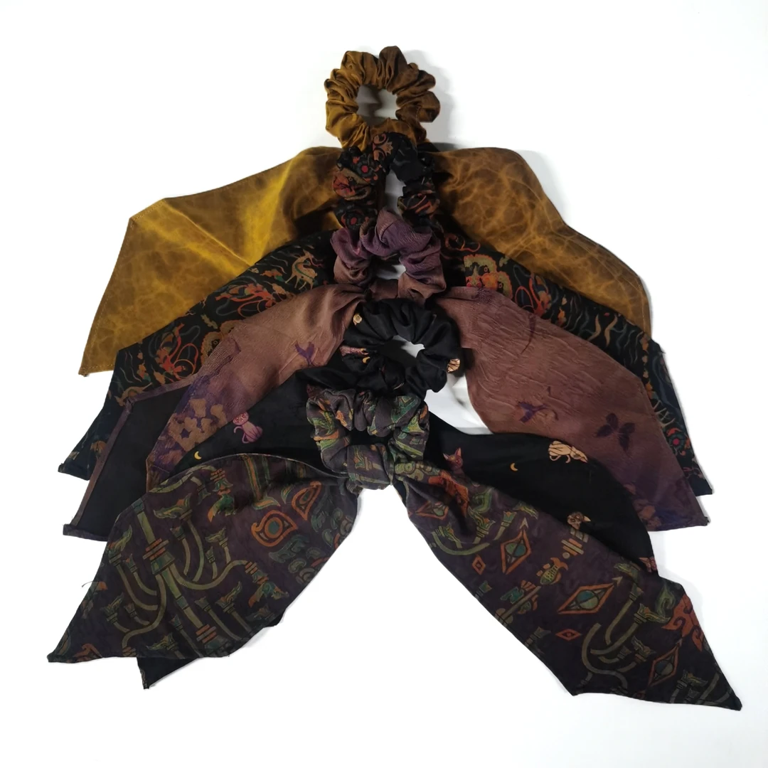 【尖角发圈福利】YLSTS-3香云纱发圈