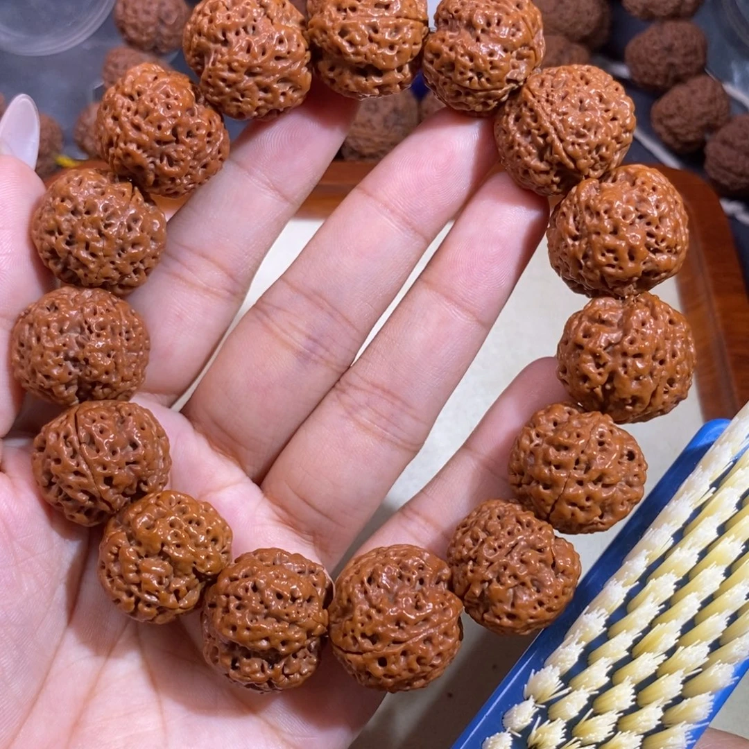 金刚菩提手串四叶草21mm