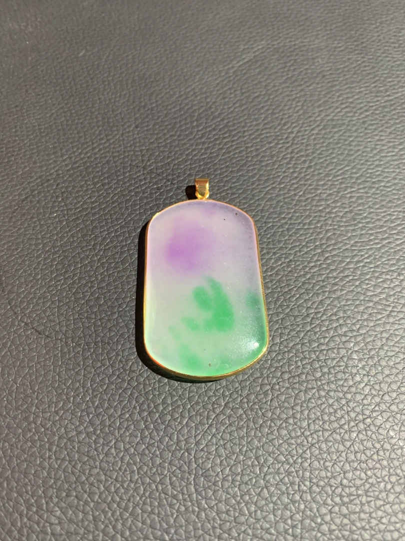 高级定制无事牌金边吊坠（多样发其一）B98