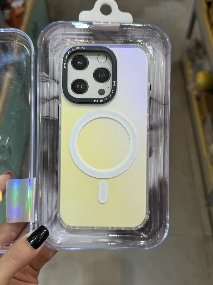 【米卡伦】全包防摔透明强磁轻薄手机壳适用iPhone16苹果15软壳夏天