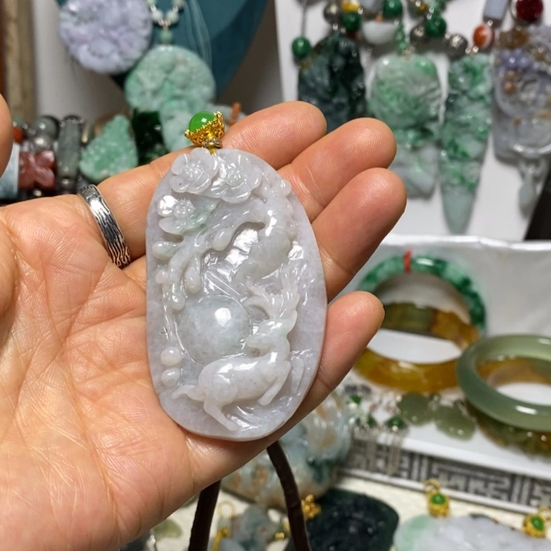 【闪购商品】翡翠吊坠(赠链)未镶嵌