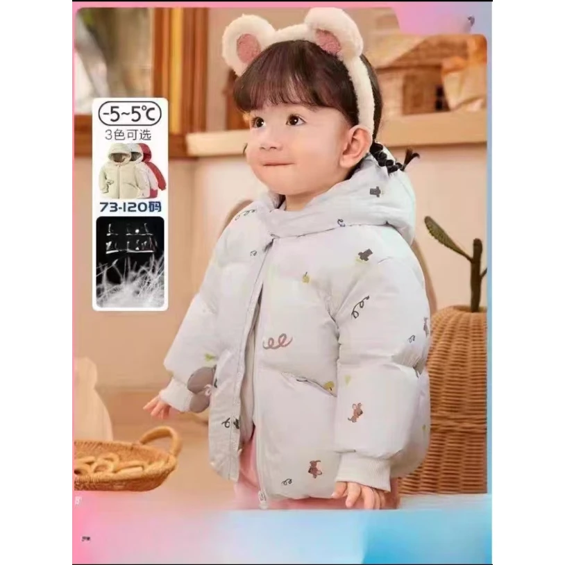【商场反季】（白鹅绒）品牌折扣婴儿羽绒服儿童加厚洋气外穿