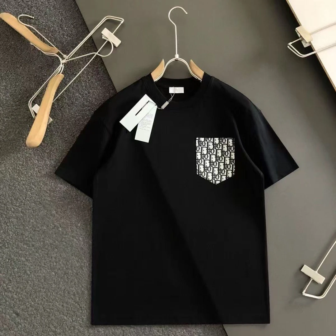 K43-2网红潮牌休闲字母印花上衣短袖t恤宽松韩版百搭轻奢