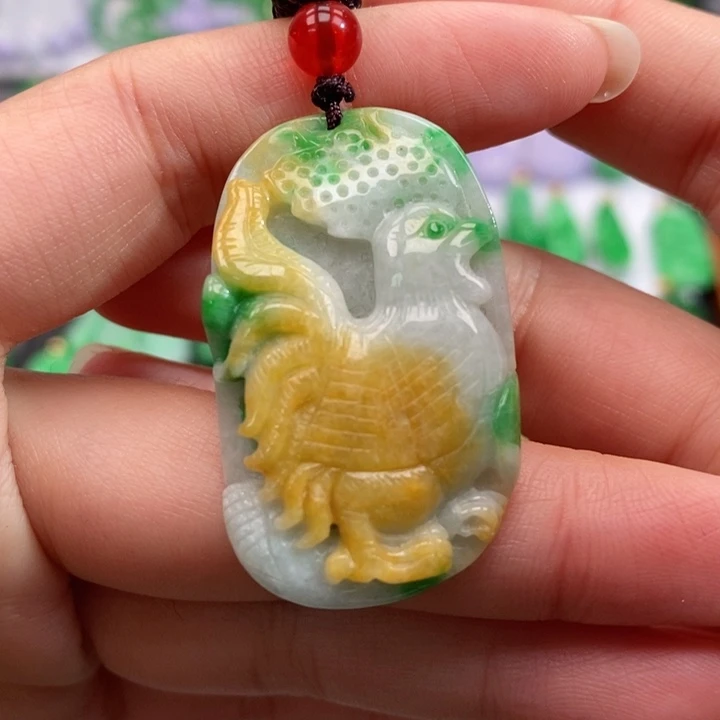 颈饰未镶嵌翡翠吊坠