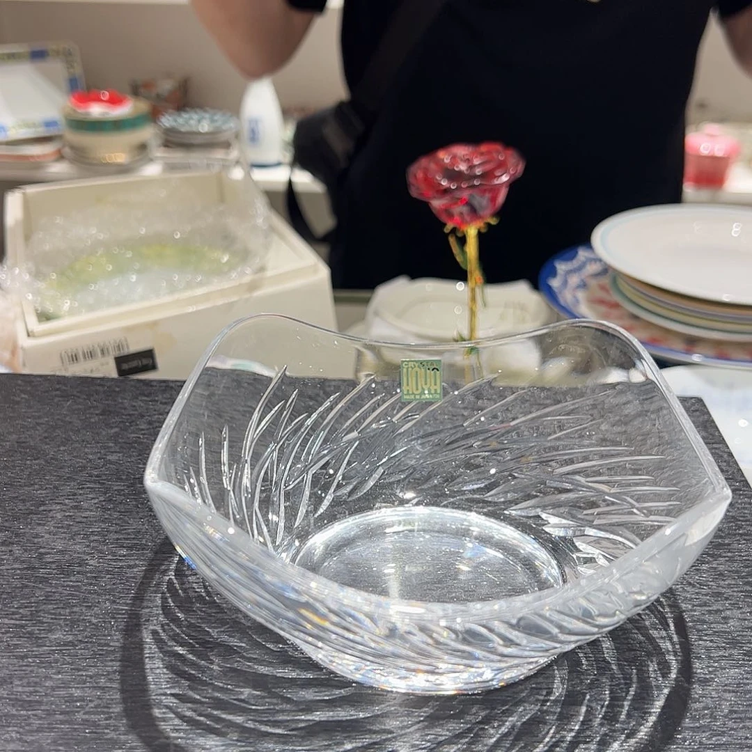 小***亮陶很透甜品大漂亮碗碗1个