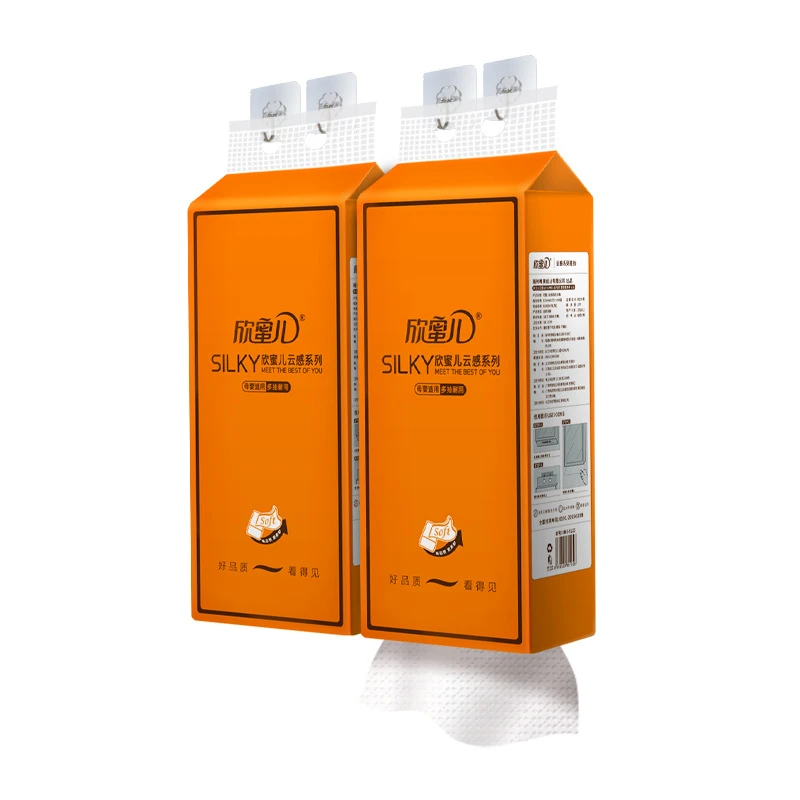 欣蜜儿悬挂式抽纸大包家用纸巾整箱原生木浆1280张无香合格品