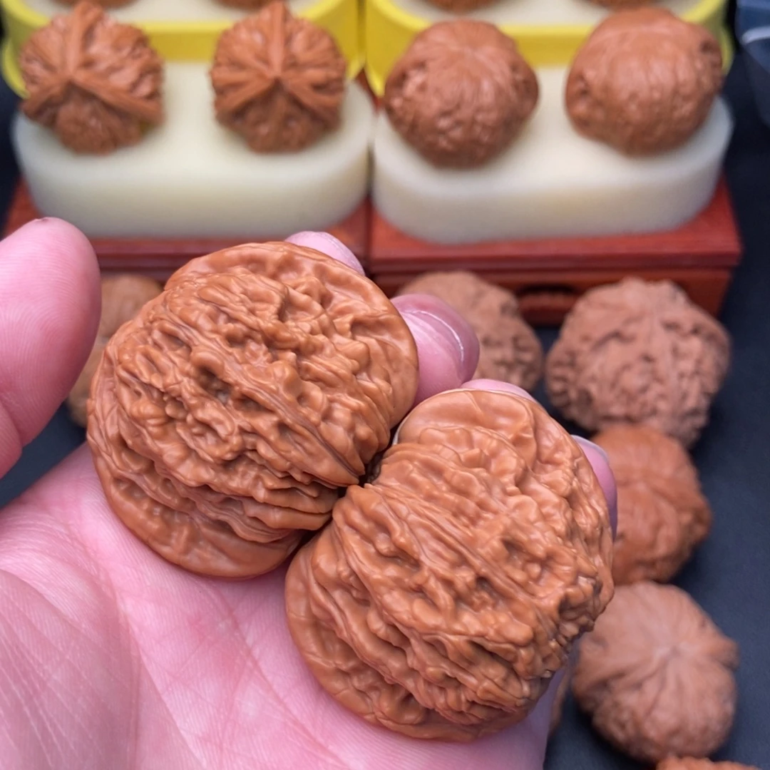 文玩核桃把件老树楼子44