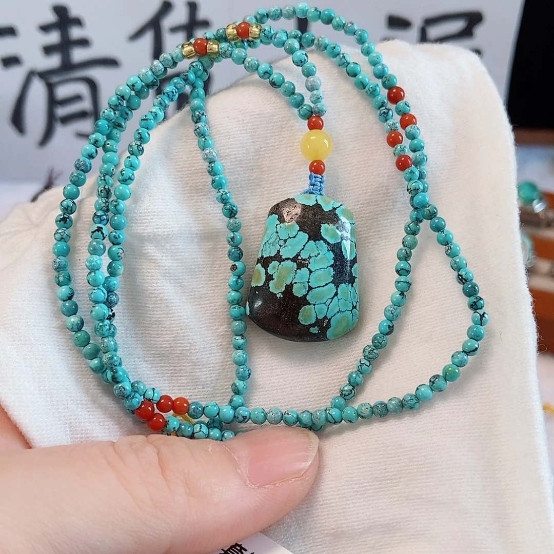 未镶嵌绿松石珠宝奇石