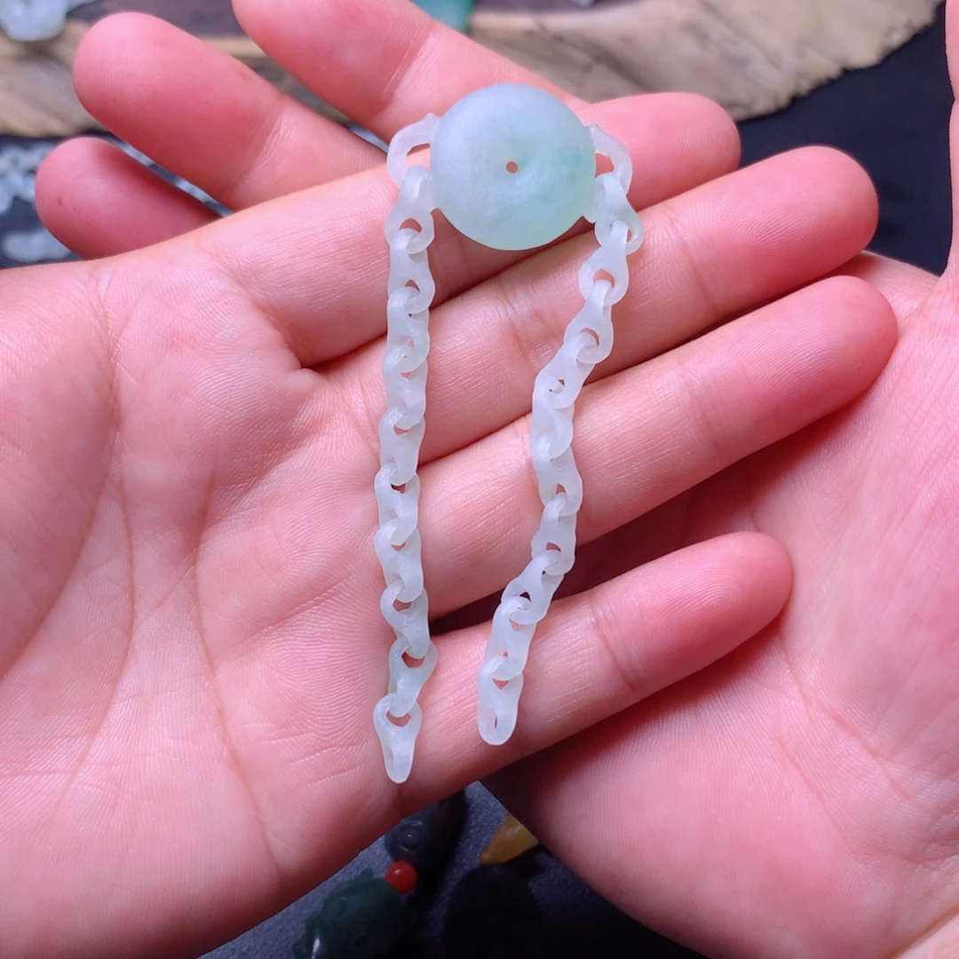 定制翡翠未镶嵌气**了手链