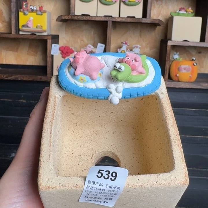 炏陶器物多肉花盆539