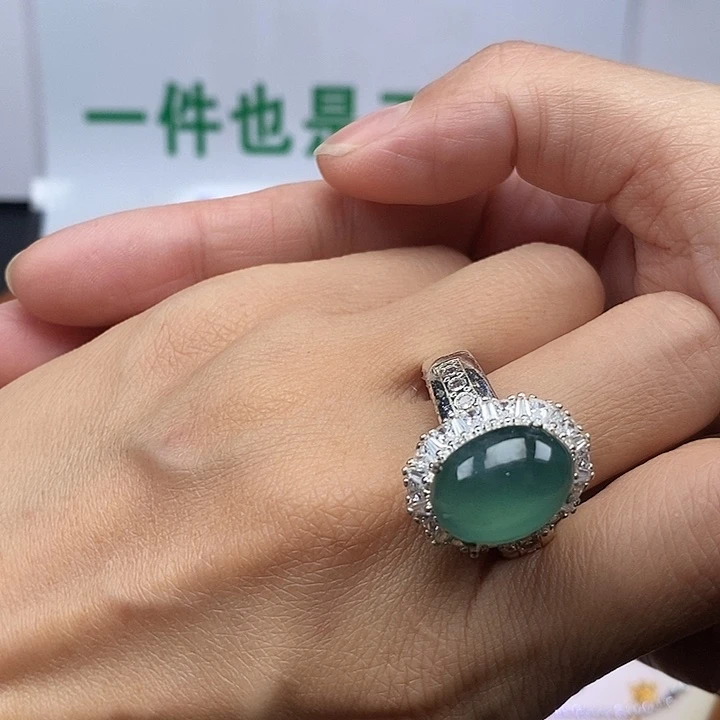 翡翠未镶嵌手链翡翠戒指2