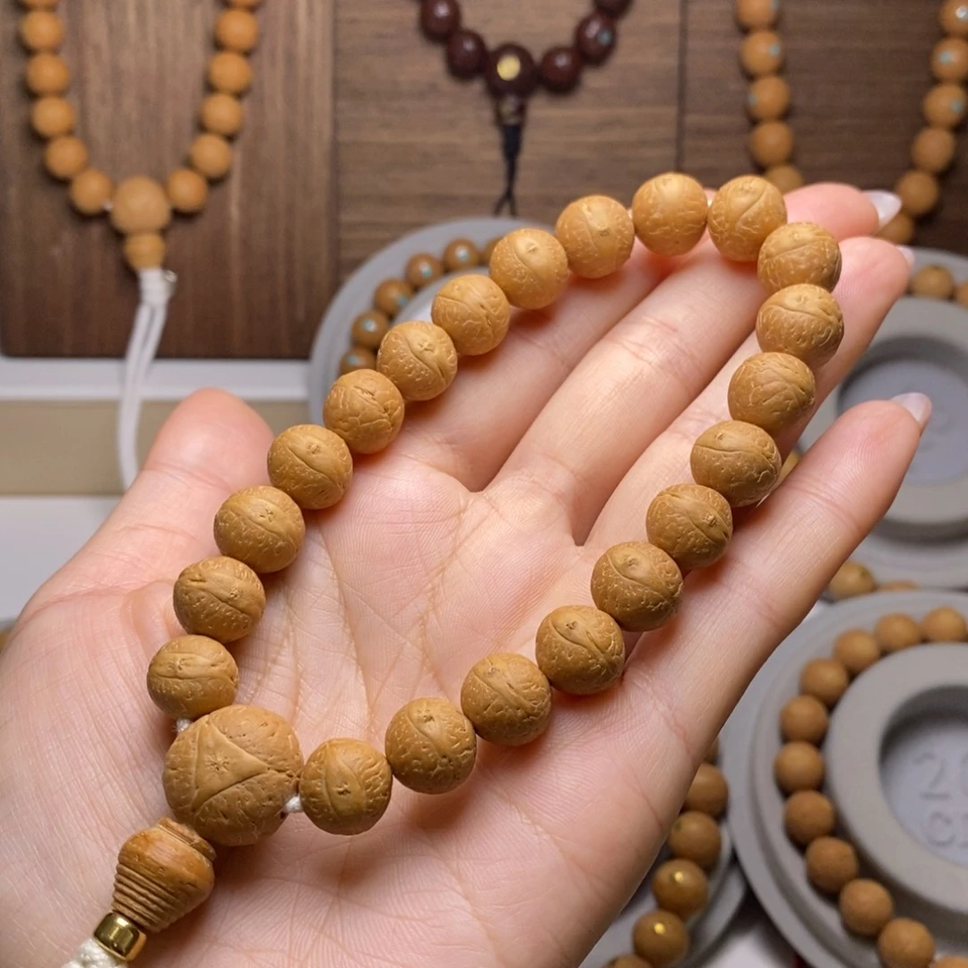 凤眼菩提吊坠11.5素串