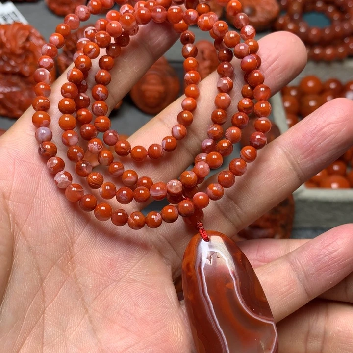 吊坠(不含链)未镶嵌南红玛瑙