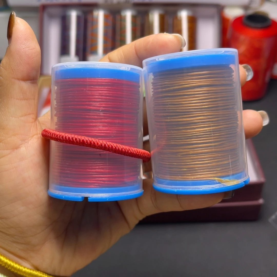 腈纶1.0高光泰蜡老金色  中国红