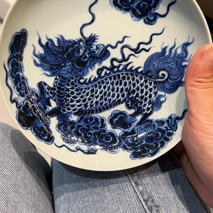 景土造物仿明麒麟壶承