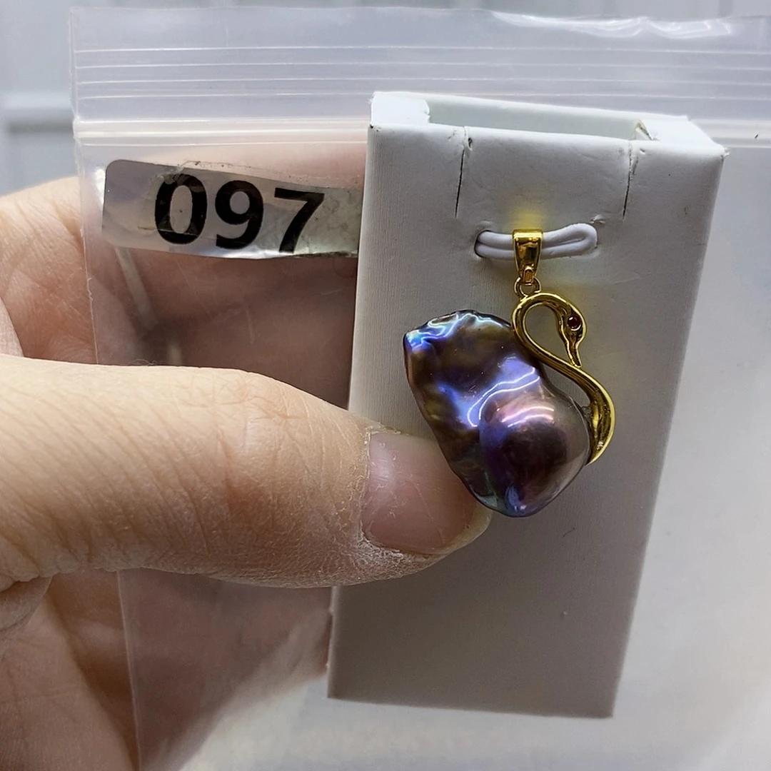 颈饰合金淡水珍珠