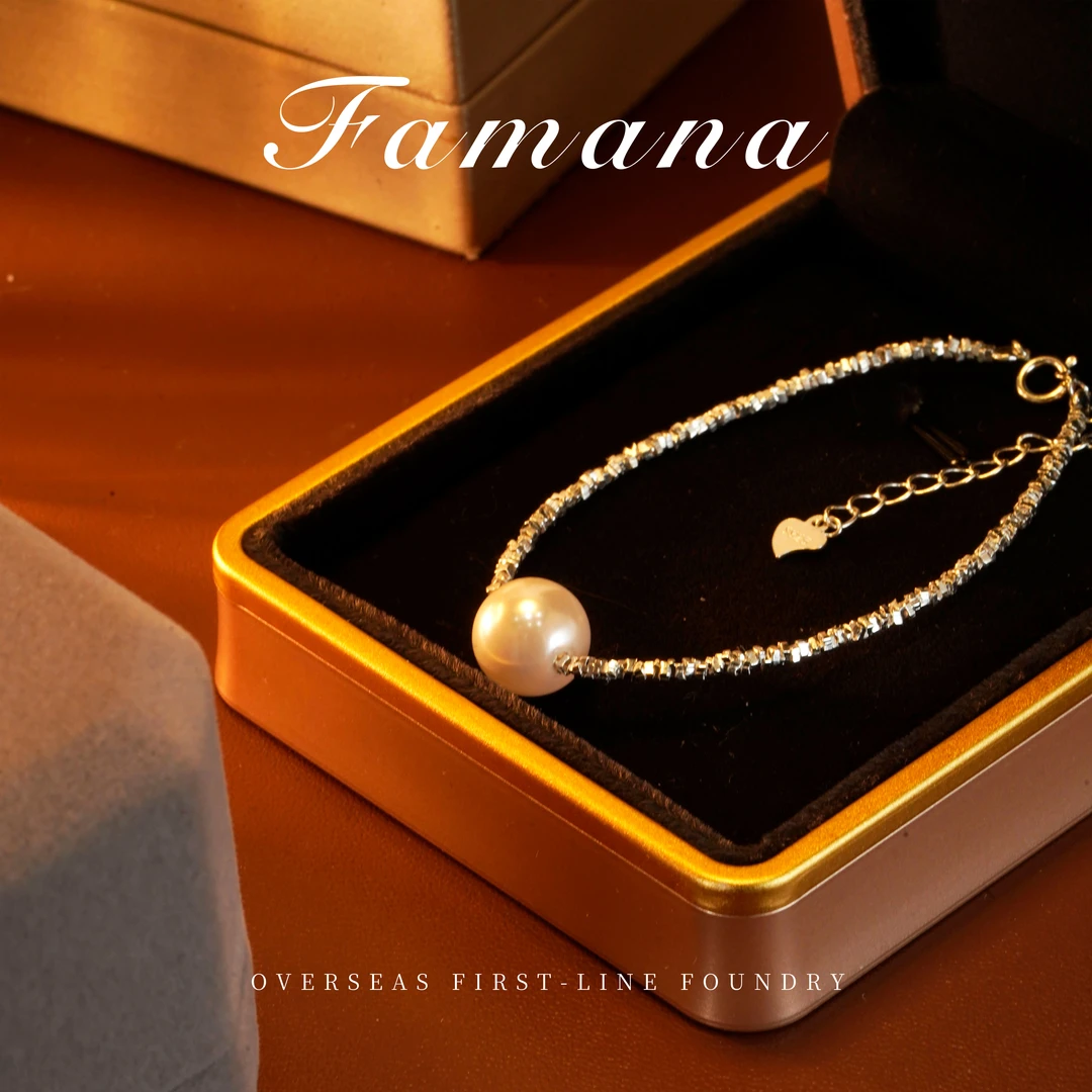 925银手链 925银碎银珠珠手链 G0035