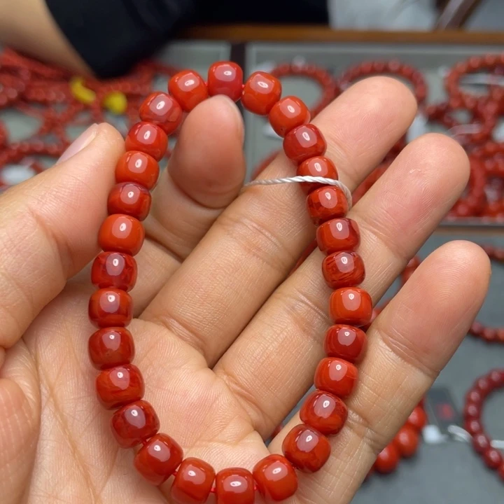 南红玛瑙手串7+多样性发1未镶嵌