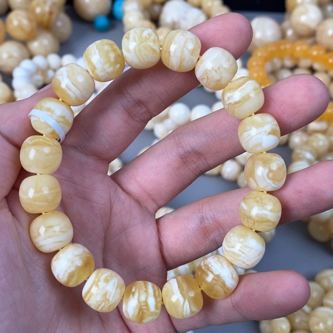 蜜蜡未镶嵌珠宝奇石12mm