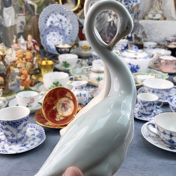 中古欧瓷瓷器小房子