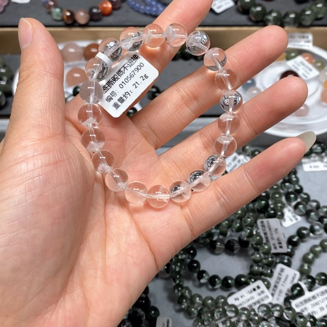 水晶手链未镶嵌白幽灵