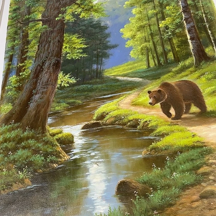 油画恭喜一直仔仔细细